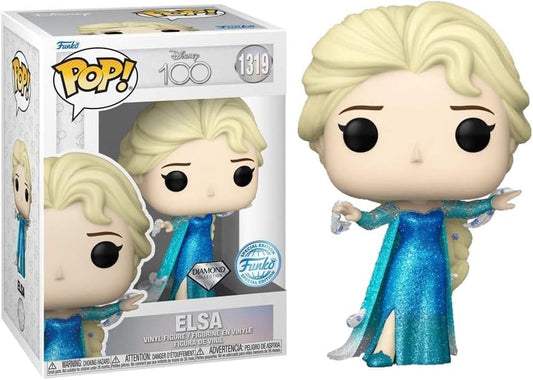 Funko Pop! Frozen - Elsa Disney 100th Diamond Glitter Collection