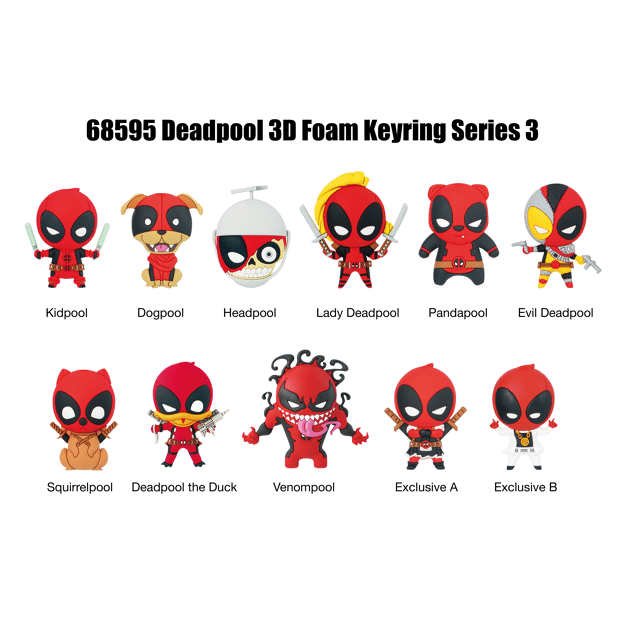 Deadpool Series 3 Bag Clips