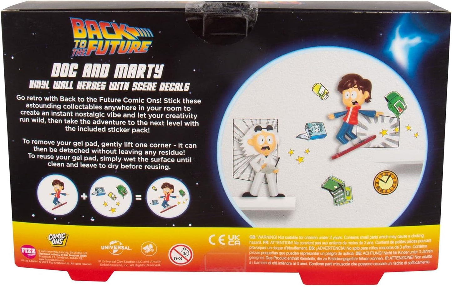 Fizz Creations Back to the Future Comic Ons