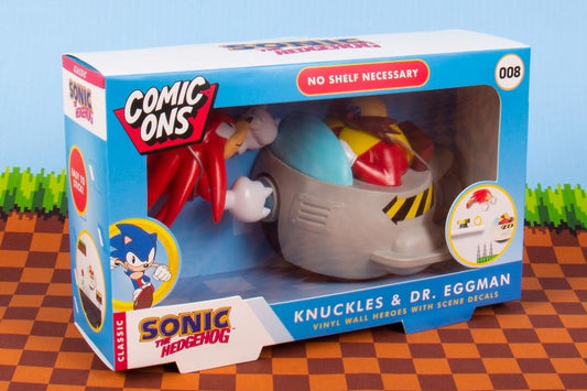Fizz Creations Knuckles and Dr Eggman Comic Ons