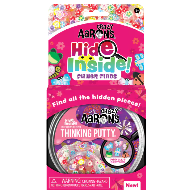 Hide Inside Flower Finds - Thinking Putty