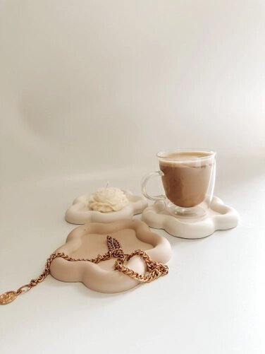 Flower shaped Tray Coasters