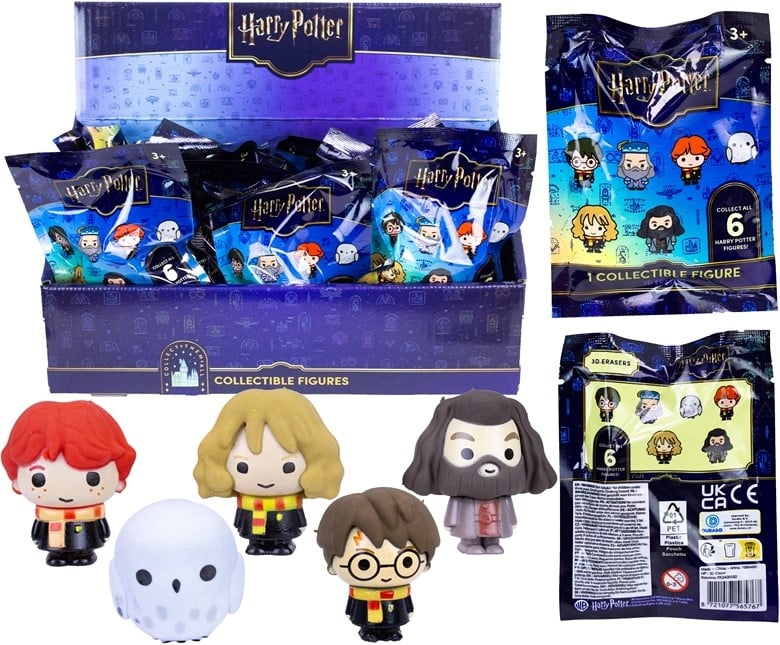 STL Harry Potter Collectible 3D Mystery Eraser Blind Bag