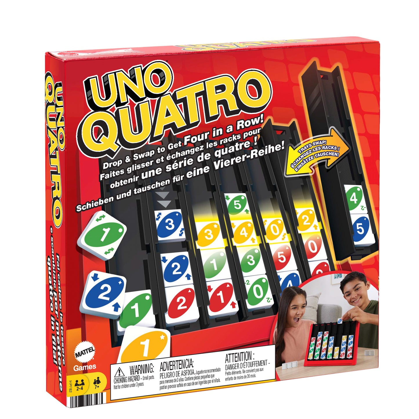 Mattel Games UNO Quatro