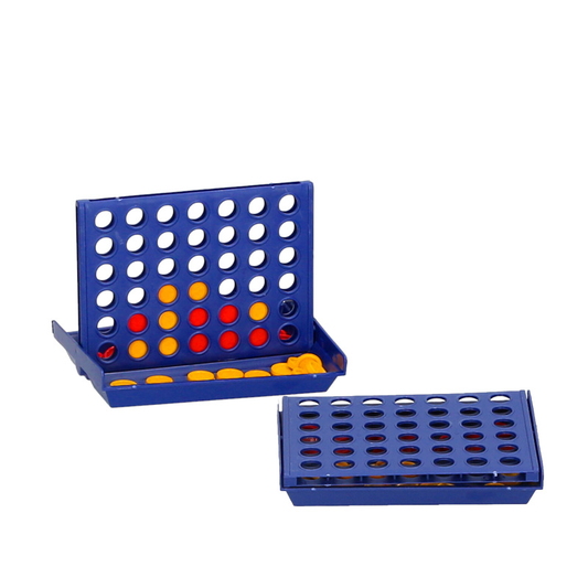 FOUR IN A ROW LINE CONNECT 4 Family Board Game Fun Children Educational Learning