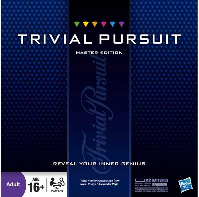 Trivial Pursuit Master Edition – Classic Quiz Game with 2,950 Questions