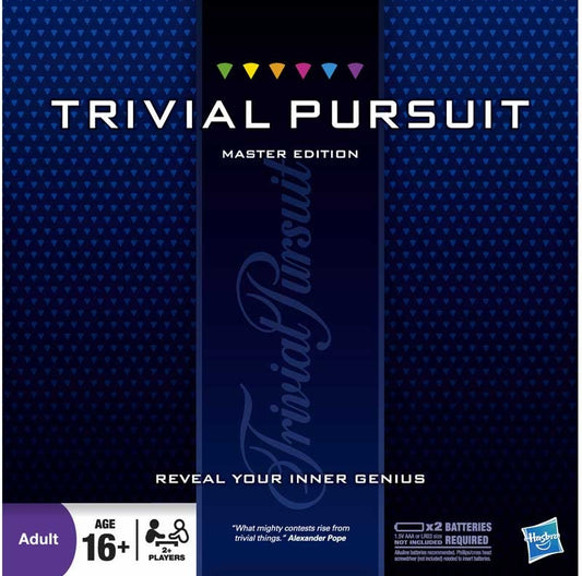 Trivial Pursuit Master Edition – Classic Quiz Game with 2,950 Questions