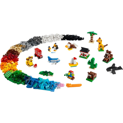 LEGO Classic Around the World 11015 Building Bricks Set | 950 Pieces