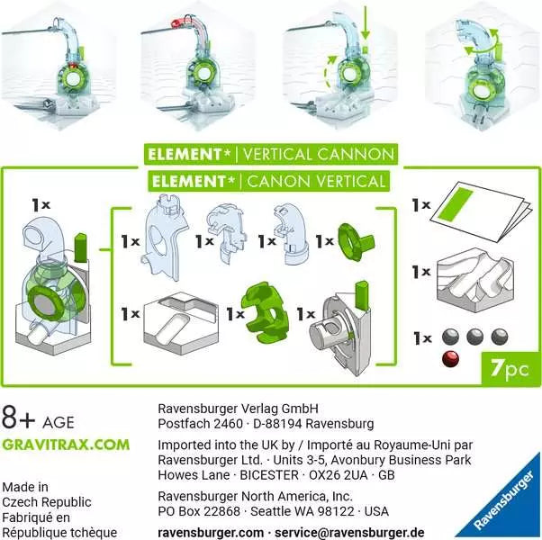 Ravensburger GraviTrax Element Vertical Cannon