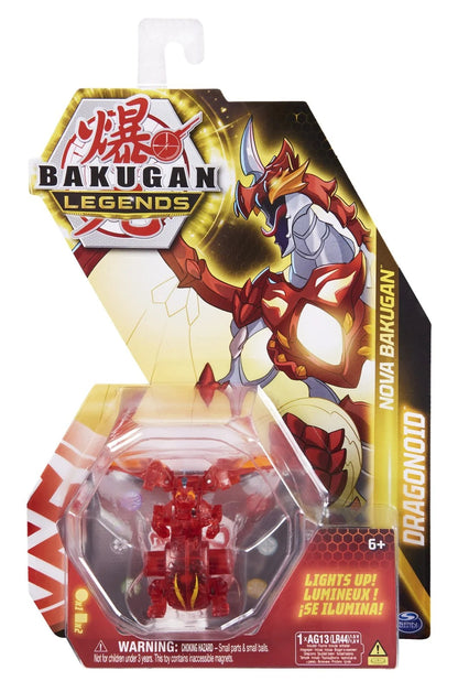 Bakugan Legends - Light-Up Collectable Action Figure with Trading Card