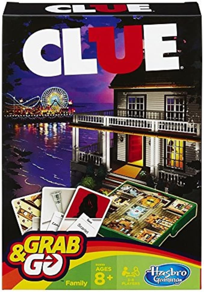 Hasbro Clue Grab & Go Board Game