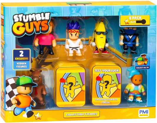 Stumble Guys 2" Collectable Figures 8-Pack Deluxe Box