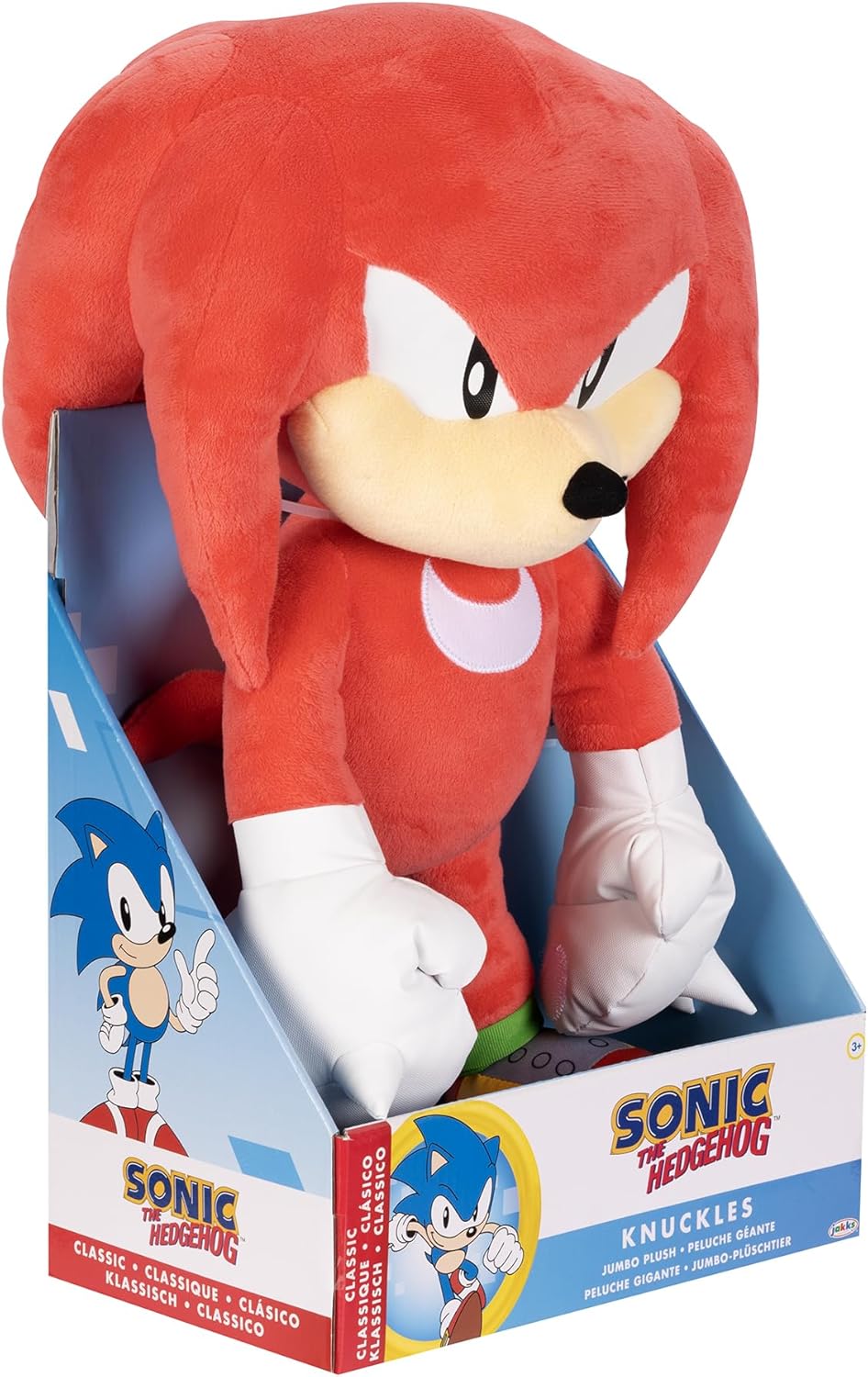 Sonic The Hedgehog Knuckles Jumbo Plush