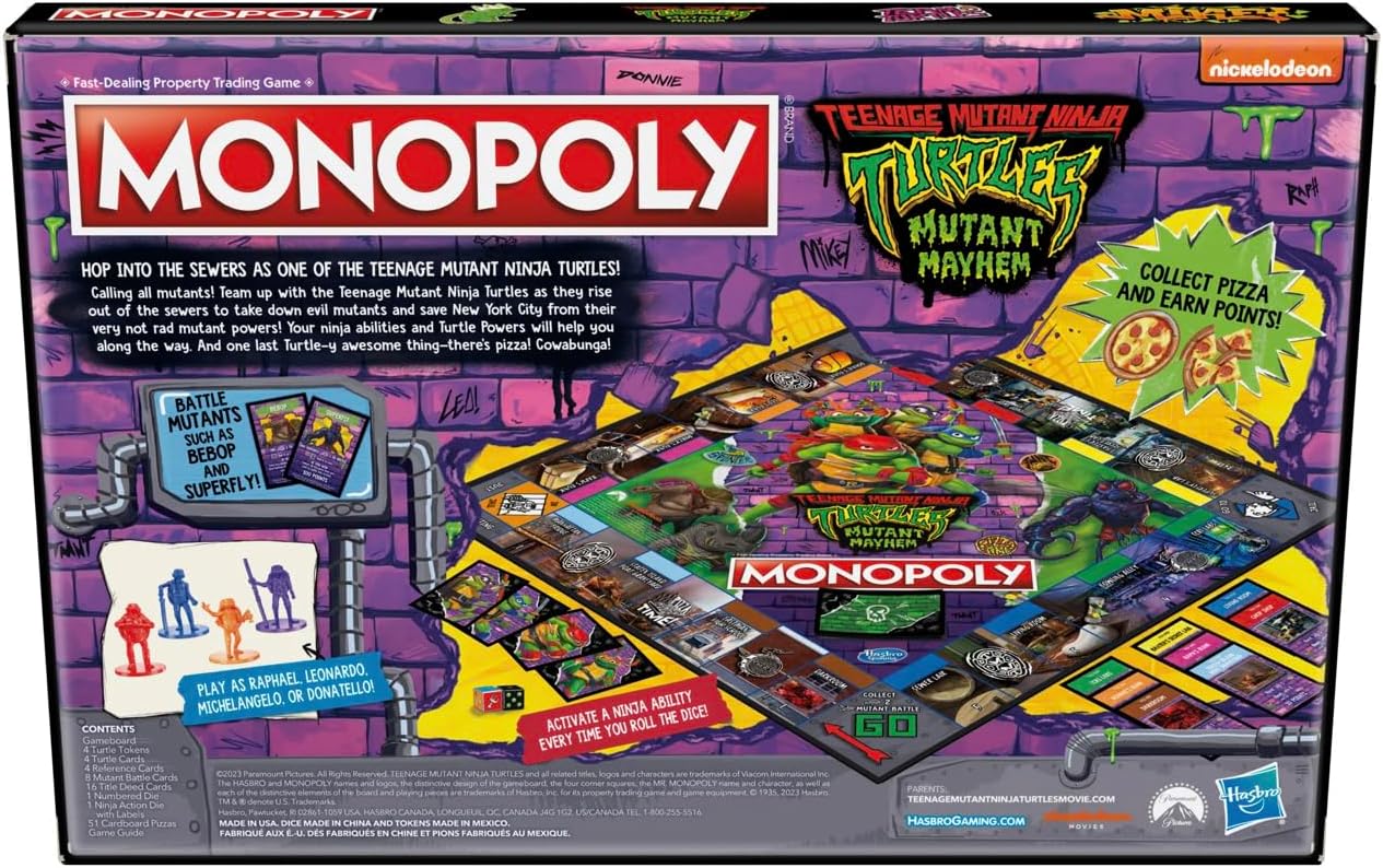 Teenage Mutant Ninjas Monopoly Mayhem Edition