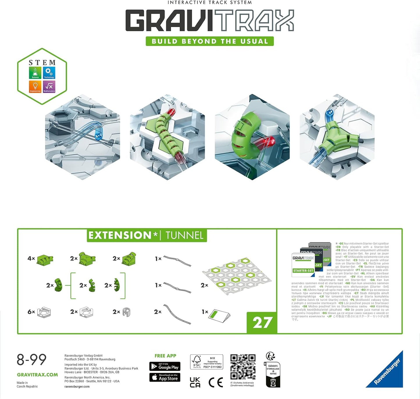 Ravensburger GraviTrax Tunnel Expansion Pack
