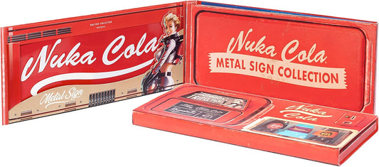Nuka Cola Metal Sign Collection Triple Pack