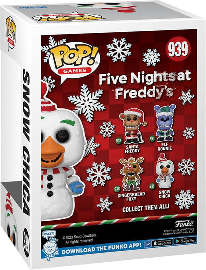 Funko Pop! Games: Five Nights At Freddy's (FNAF) - Holiday Snow Chica