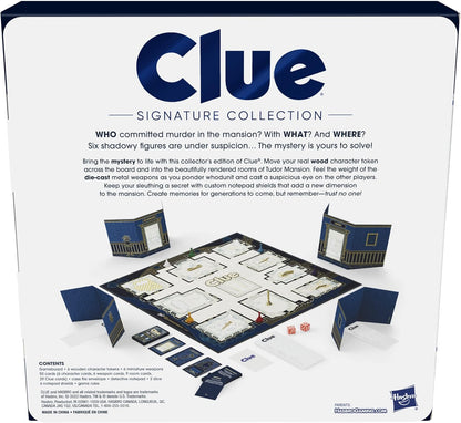 Hasbro Gaming CLUE Signature Collection