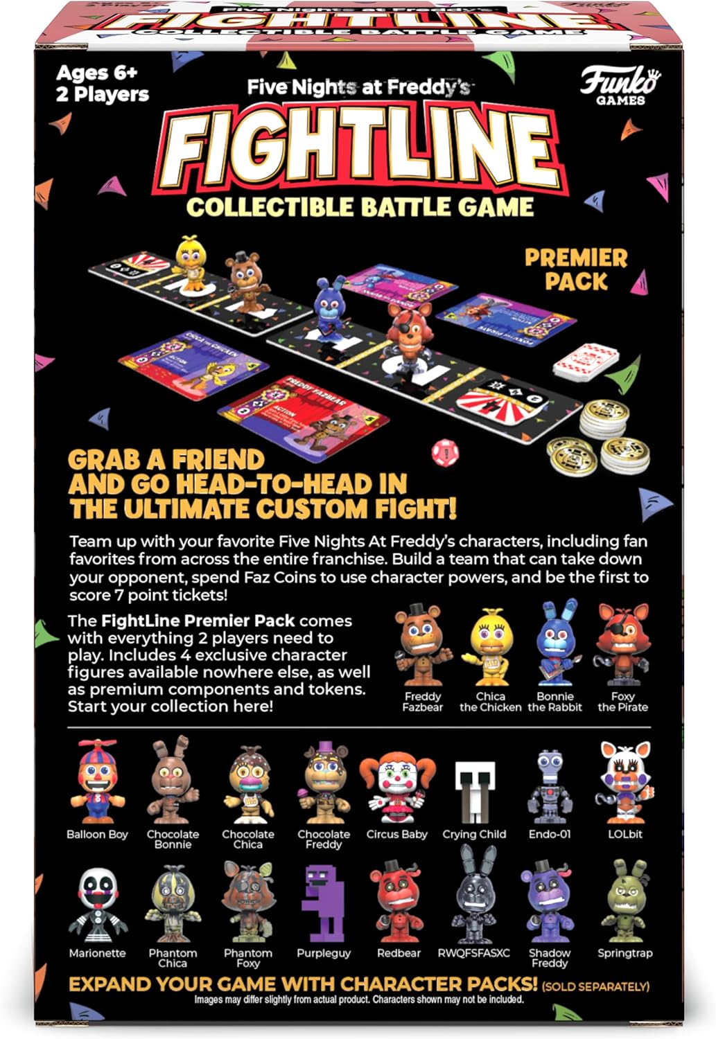 Five Nights at Freddy's Fightline Premium Pack (4ct)