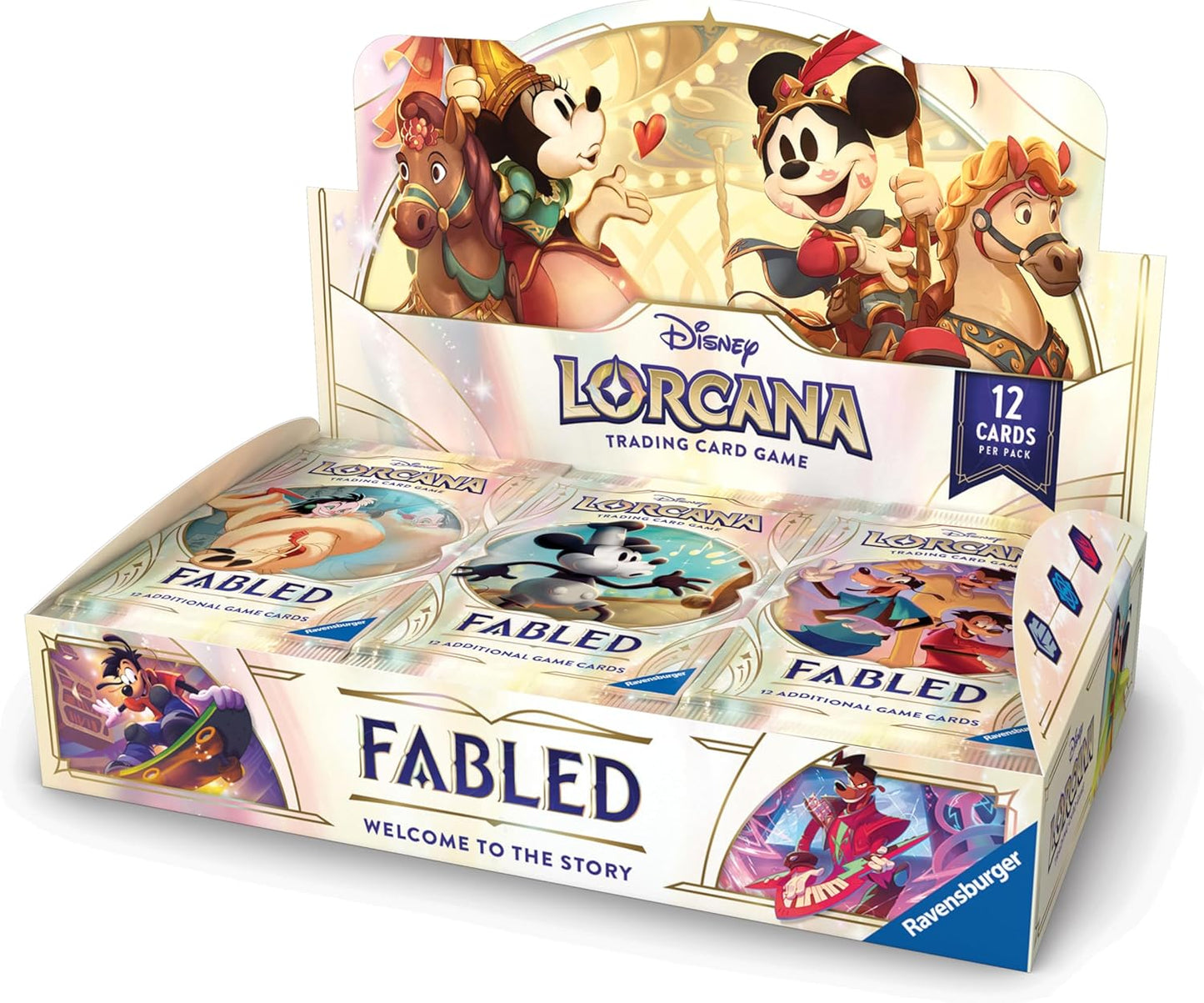 Disney Lorcana Trading Card Game - Fabled Booster Pack Display (24) - Set 9