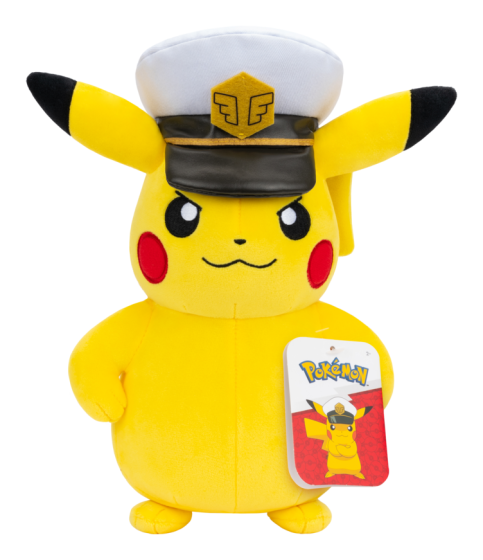 Pokemon 8in Plush Captain Pikachu