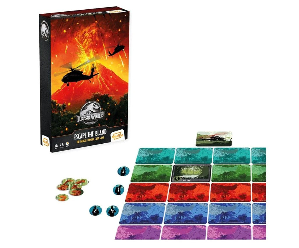 Jurassic World Escape The Island Card Game