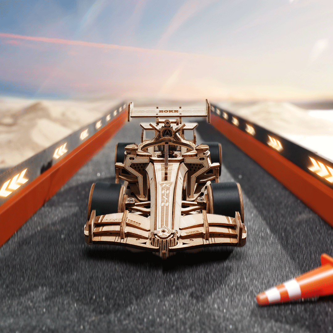 F1 Racing Car LK505 3D Wooden Puzzle