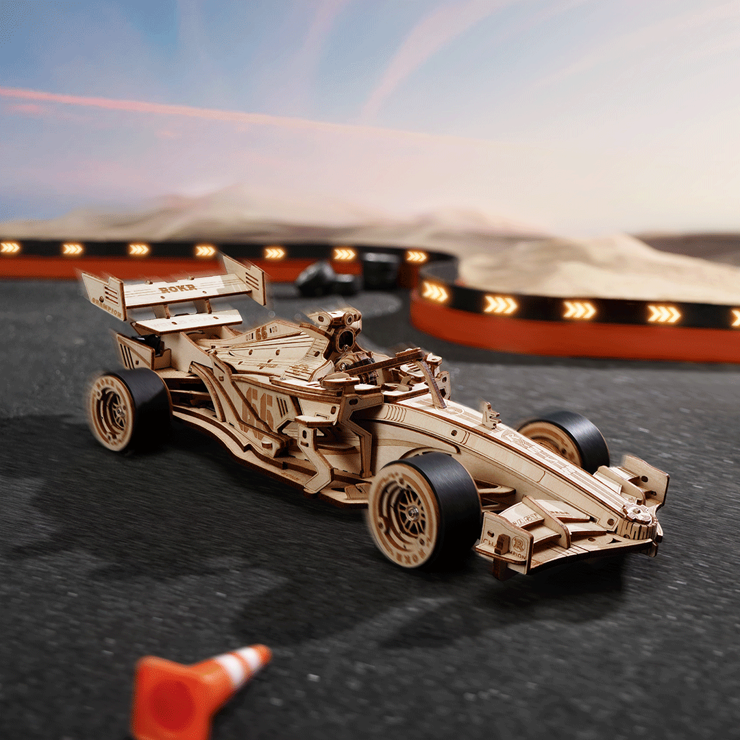 F1 Racing Car LK505 3D Wooden Puzzle