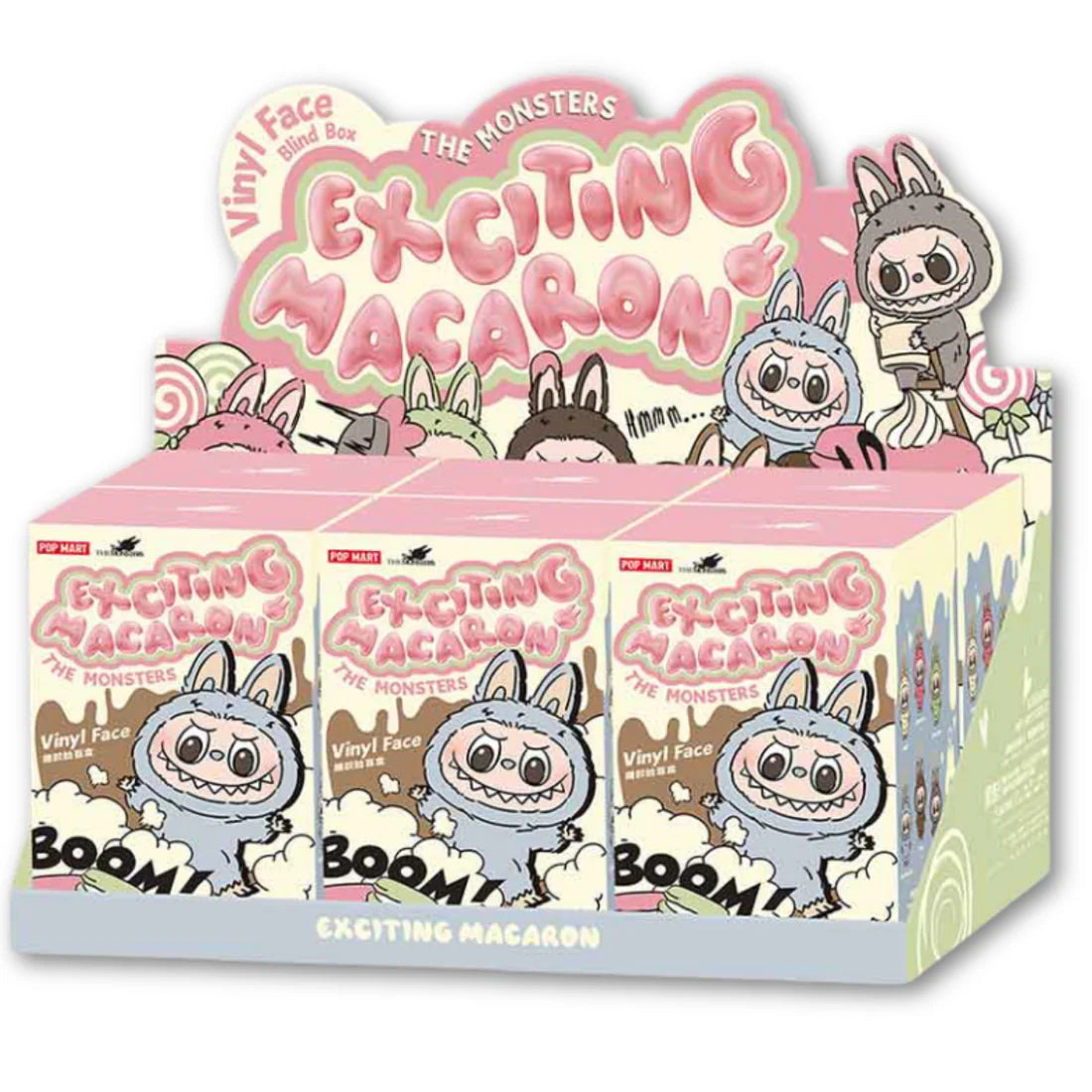 Pop Mart Labubu The Monsters 'Exciting Macarons' Vinyl