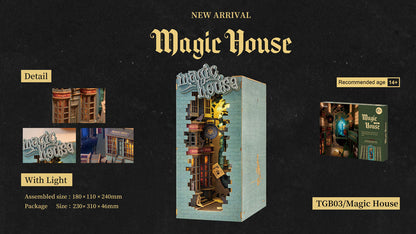 Rolife Magic House DIY Book Nook Shelf Insert TGB03