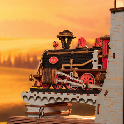 Rolife Century Train DIY Book Nook TGE01
