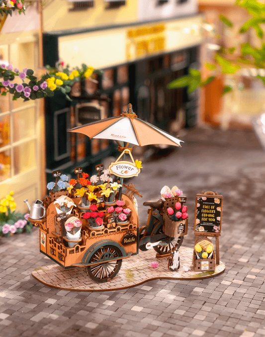 Blossom Cart 3D Wooden Puzzle
