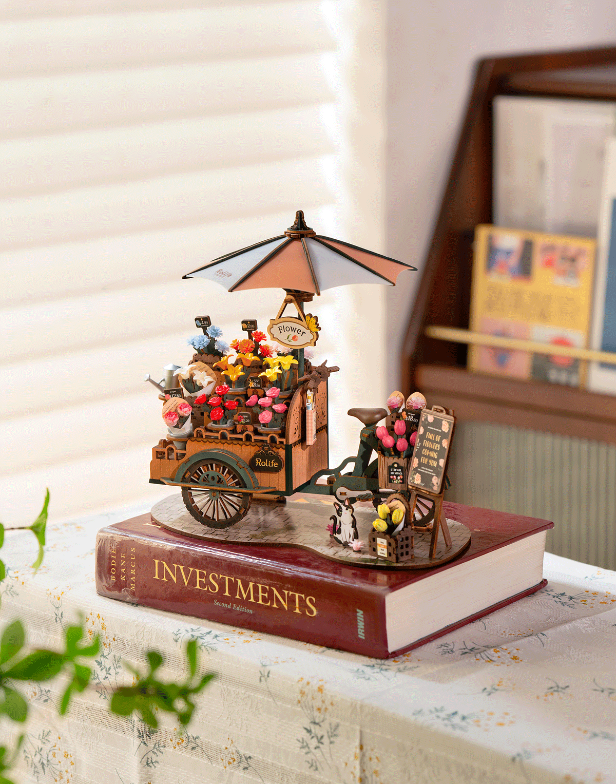 Blossom Cart 3D Wooden Puzzle