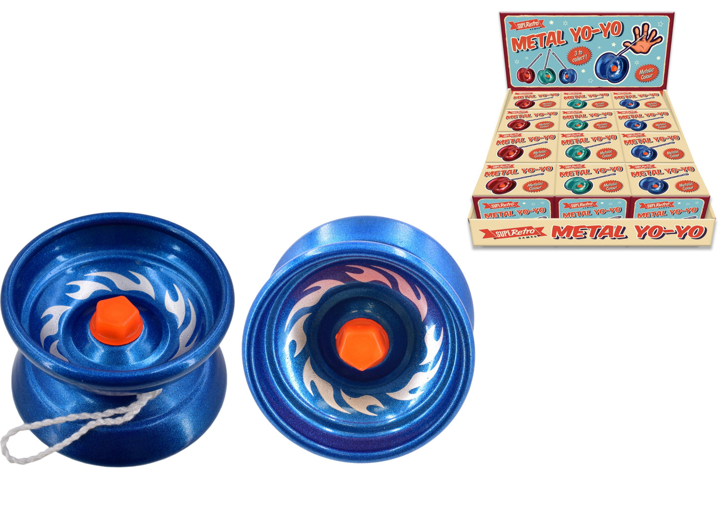 Metal Yo Yo "Retro" In Colour Box