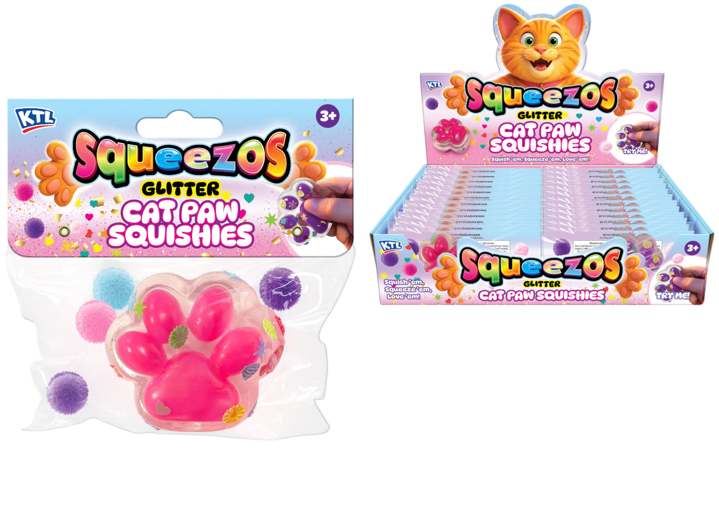 Squishy Cat Paw With Bobble